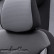 Universal Leather/Cloth Seat Cover Set 'Comfortline' Black/Grey, Thumbnail 5