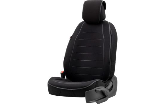 Universal Protective Seat Cover/Mechanic Cover 'Active-Line' Black Fabric - 1 piece