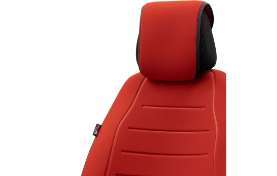 Universal Protective Seat Cover / Mechanic Cover 'Active-Line' Red Fabric - 1 piece, Image 2