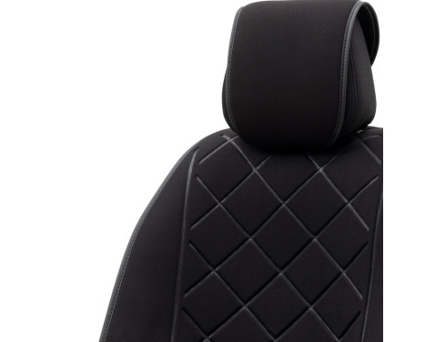 Universal Protective Seat Cover/Mechanic Cover 'Active-Pro' Black Fabric - 1 Piece, Image 2