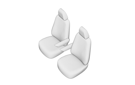 New York Design Faux Leather Seat Cover Set 1+1 suitable for Mercedes EQV 2020-, Image 7