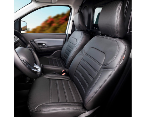 New York Design Faux Leather Seat Cover Set 1+1 suitable for Peugeot Boxer 2020-, Image 2