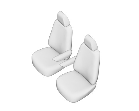 Original Design Fabric Seat Cover Set 1+1 suitable for Mercedes EQV 2020-, Image 7