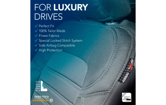 Original Design Fabric Seat Cover Set 1+1 suitable for Volkswagen ID.Buzz 2022-, Image 4