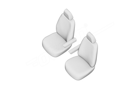 otoM New York Design Faux Leather Seat Cover Set 1+1 suitable for Renault Master IV 2024-, Image 7
