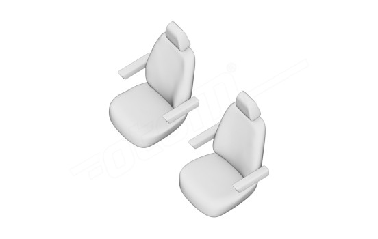 otoM New York Design Faux Leather Seat Cover Set 1+1 suitable for Volkswagen Transporter T7 2024-, Image 7