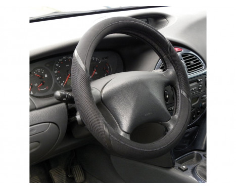 Carpoint Steering Wheel Cover Black Comfort, Image 2