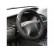 Carpoint Steering Wheel Cover Black Comfort, Thumbnail 2