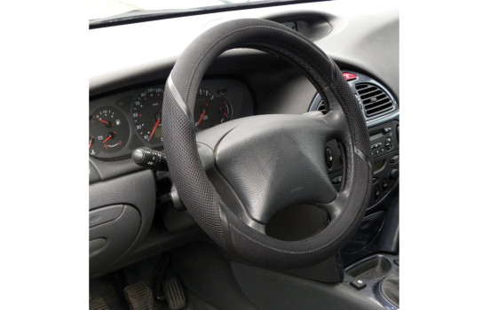 Carpoint Steering Wheel Cover Black Comfort, Image 2
