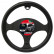 Carpoint Steering Wheel Cover Black Leatherlook