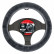 Carpoint Steering Wheel Cover Dark Gray Sheepskin