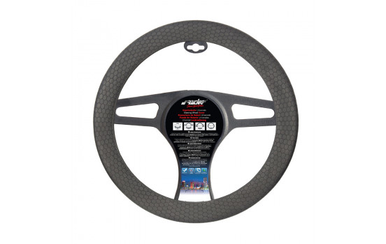 Simoni Racing Steering Wheel Cover Beehive Soft Silicon Black