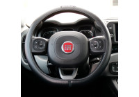 Simoni Racing Steering Wheel Cover Carbon-Look - 37-39cm - Black
