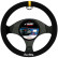 Simoni Racing Steering wheel cover Carrera Look Black/Yellow Suedine, Thumbnail 2