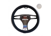 Simoni Racing Steering Wheel Cover Diamonds Black Artificial Leather