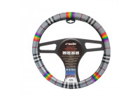 Simoni Racing Steering wheel cover Fancy - 37-39cm - Multi-color Eco-Leather