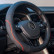 Simoni Racing Steering wheel cover Pretty Black - 37-39cm - Black Eco-Leather, Thumbnail 2