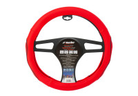 Simoni Racing Steering wheel cover Pretty Red - 37-39cm - Red Eco-Leather