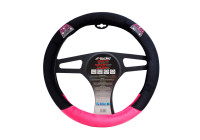 Simoni Racing Steering Wheel Cover Pussycat - 37-39cm - Black/Pink