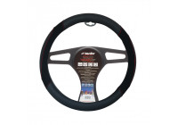 Simoni Racing Steering Wheel Cover Shammy Black Black/Red Artificial Leather