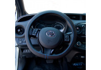 Simoni Racing Steering wheel cover Soft Skin (elastic) Black/Blue Artificial leather