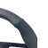 Simoni Racing Steering Wheel Cover Sporty - 37-39cm - Black Eco-Leather, Microfiber, Carbon look Blue 12 hours, Thumbnail 2