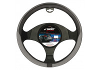 Simoni ​Racing Steering Wheel Cover Tidy Black/Grey Artificial Leather