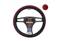 Simoni Racing Steering Wheel Cover Trap Red Black/Red Artificial Leather