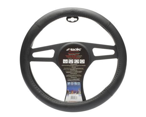 Simoni Racing Steering Wheel Cover Trophy 1 - 37-39cm - Black Eco-Leather, Image 2