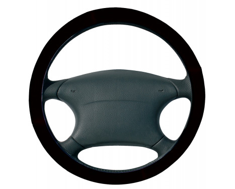 Simoni Racing Steering Wheel Cover Trophy Black Face - 37-39cm - Black