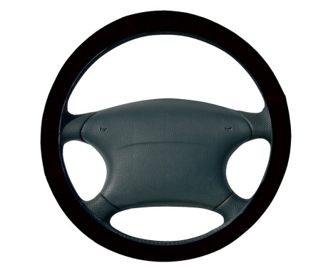 Simoni Racing Steering Wheel Cover Trophy Black Face - 37-39cm - Black, Image 2