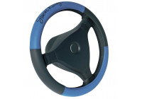 Simoni Racing Steering Wheel Cover Trophy Blue/Black Artificial Leather