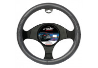 Simoni Racing Steering Wheel Cover Trophy Dark - 37-39cm - Black