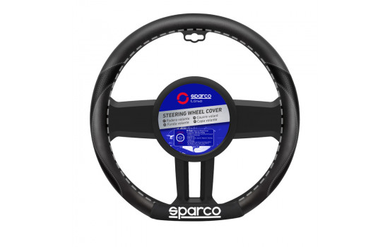 Sparco SPC-Line Steering wheel cover 'Flat Bottom' Black