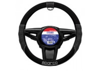 Sparco Steering wheel cover Sport 3 Flat Bottom Black/Grey