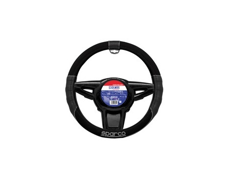 Sparco Steering wheel cover Sport 3 Flat Bottom Black/Grey