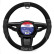 Sparco Steering wheel cover Sport 3 Flat Bottom Black/Grey, Thumbnail 2