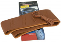 Universal steering wheel cover Classic - Brown (lacing)