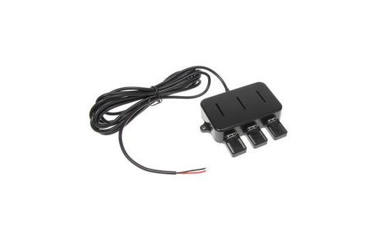 Brodit USB Charger input 12V output 3x 2.1A