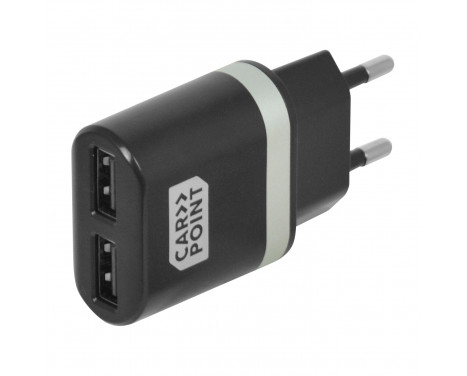 Carpoint 220V Charger Dual USB
