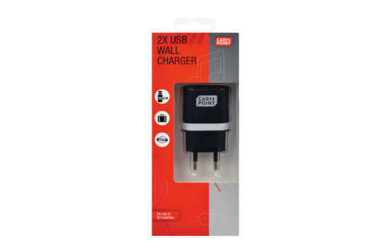 Carpoint 220V Charger Dual USB, Image 2