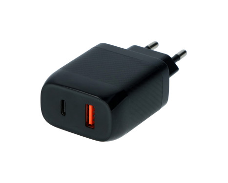 Carpoint Duo Home Fast Charger 20W USB-C + 18W USB 3.0