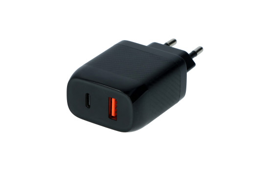 Carpoint Duo Home Fast Charger 20W USB-C + 18W USB 3.0