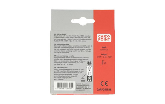 Carpoint Surface-mounted socket USB-A + USB-C 12/24V, Image 4