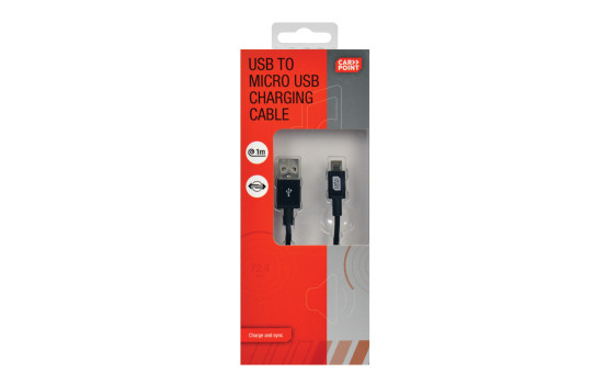 Carpoint USB>Micro USB Charging Cable 100cm, Image 2