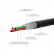 Celly Data cable Lightning Nylon 1 meter black, Thumbnail 3