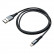 Celly Data cable Lightning Nylon 1 meter black, Thumbnail 2
