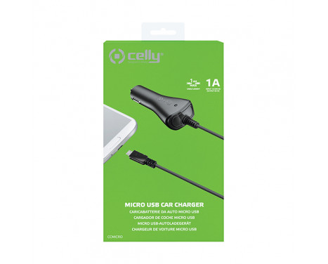 Celly Micro USB 1A Car Charger 1 meter, Image 4