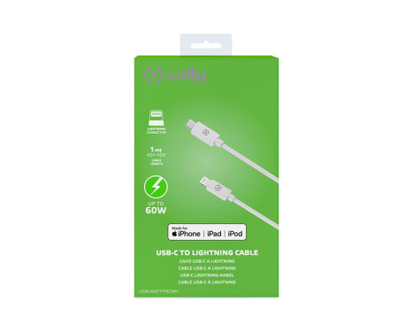 Celly USB-C - Lightning MFI cable