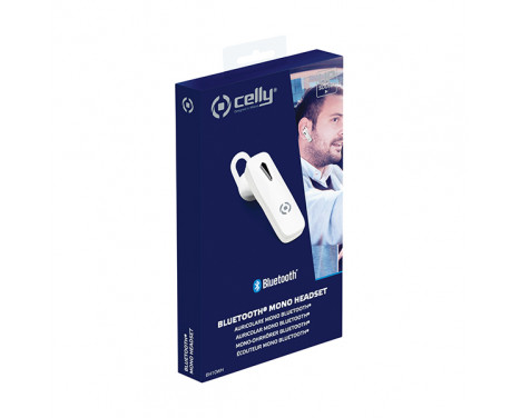 Celly Bluethooth Headset BH10WH White, Image 3
